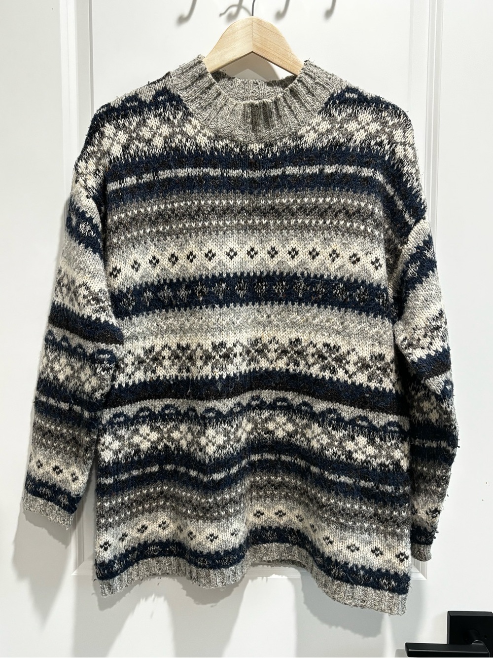 Vintage Best Authentic "True Mark" Fair Isle Knit Sweater
